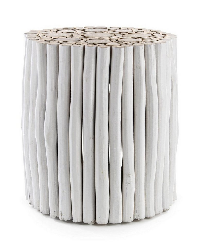 Natur24 Couchtisch Guadalupe Couchtisch 38 x 38 x 40 cm Teakholz Weiß Natur24 Couchtisch Guadalupe Couchtisch 38 x 38 x 40 cm Teakholz Weiß von Natur24