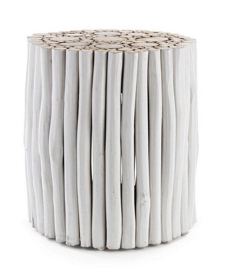 Natur24 Couchtisch Guadalupe Couchtisch 38 x 38 x 40 cm Teakholz Weiß Natur24 Couchtisch Guadalupe Couchtisch 38 x 38 x 40 cm Teakholz Weiß von Natur24