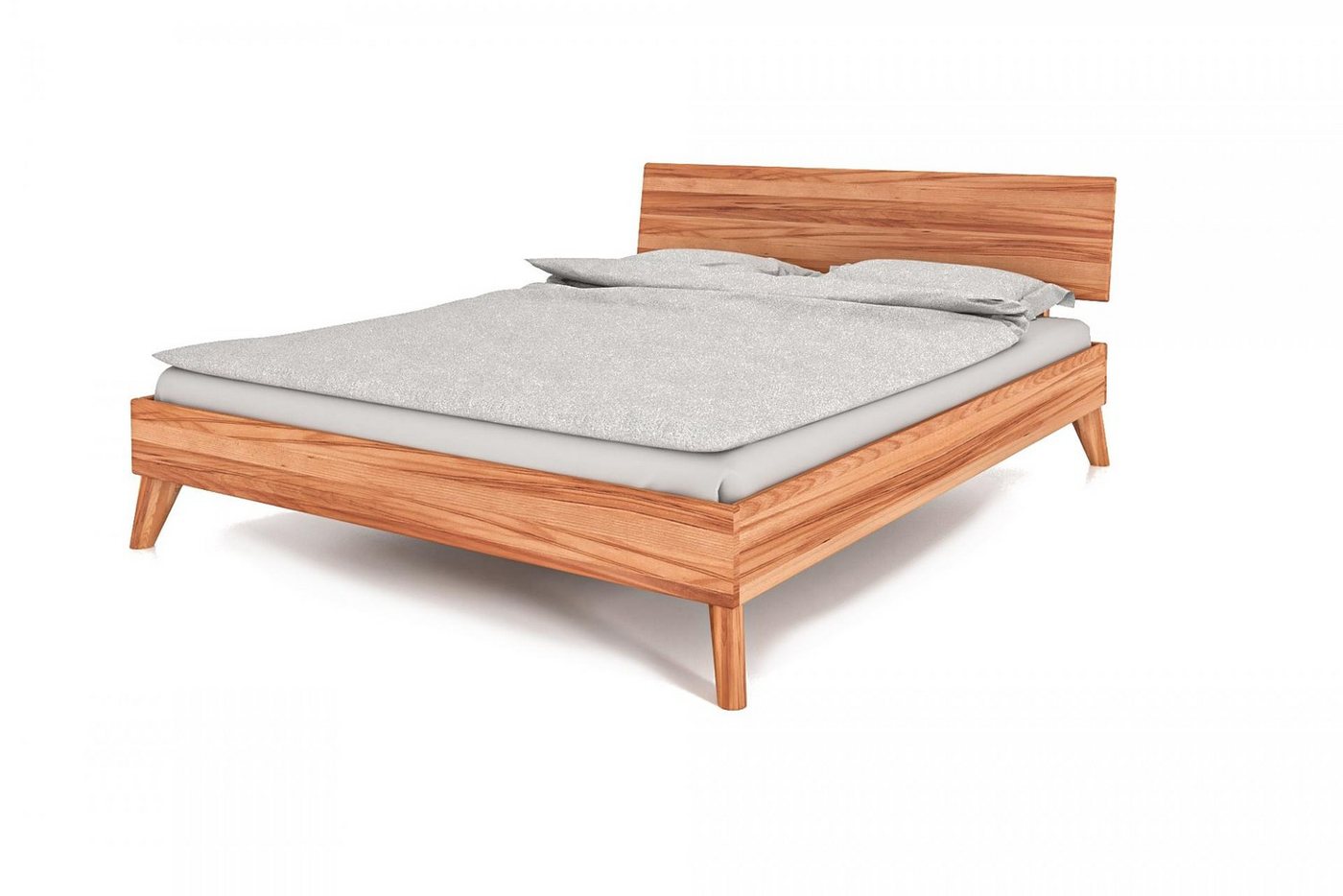 Natur24 Einzelbett Bett Gerg 1 Kernbuche massiv 140x200cm mit Holzkopfteil und Holzbeinen Natur24 Einzelbett Bett Gerg 1 Kernbuche massiv 140x200cm mit Holzkopfteil und Holzbeinen von Natur24