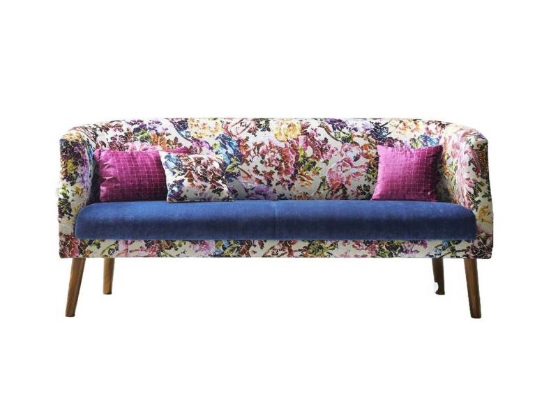 Natur24 Essbank Tischsofa Lobby 2,5-Sitzer Bunt Floral Türkis Natur24 Essbank Tischsofa Lobby 2,5-Sitzer Bunt Floral Türkis von Natur24