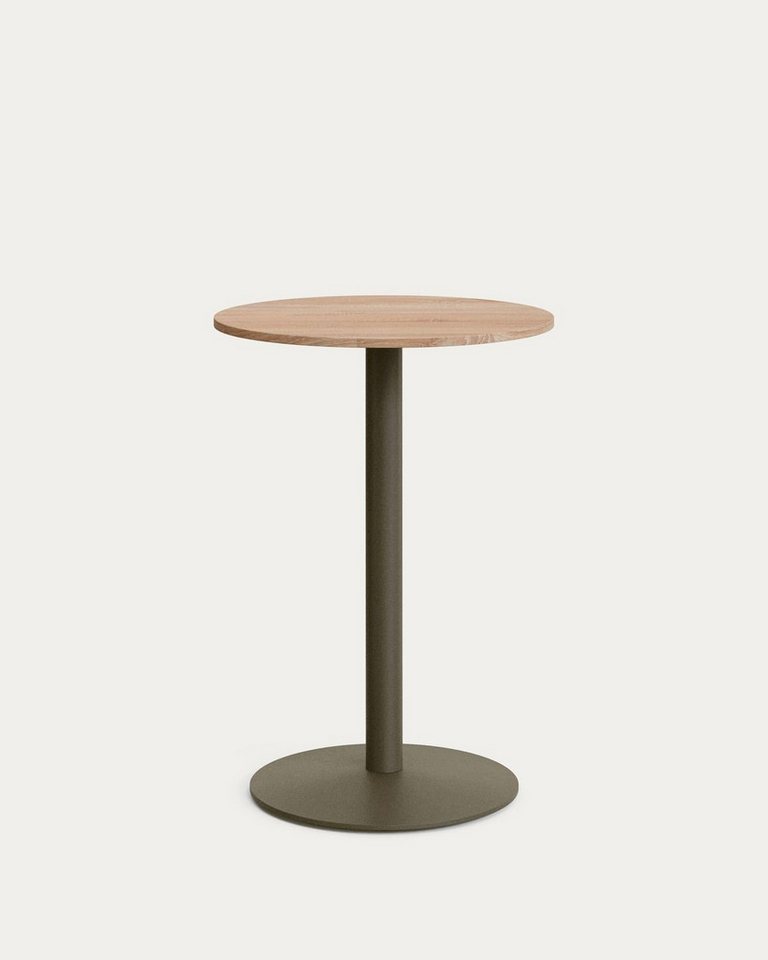 Natur24 Esstisch Esilda Tisch 70 x 70 x 96 cm Melamin Stahl Natur Grün Natur24 Esstisch Esilda Tisch 70 x 70 x 96 cm Melamin Stahl Natur Grün von Natur24