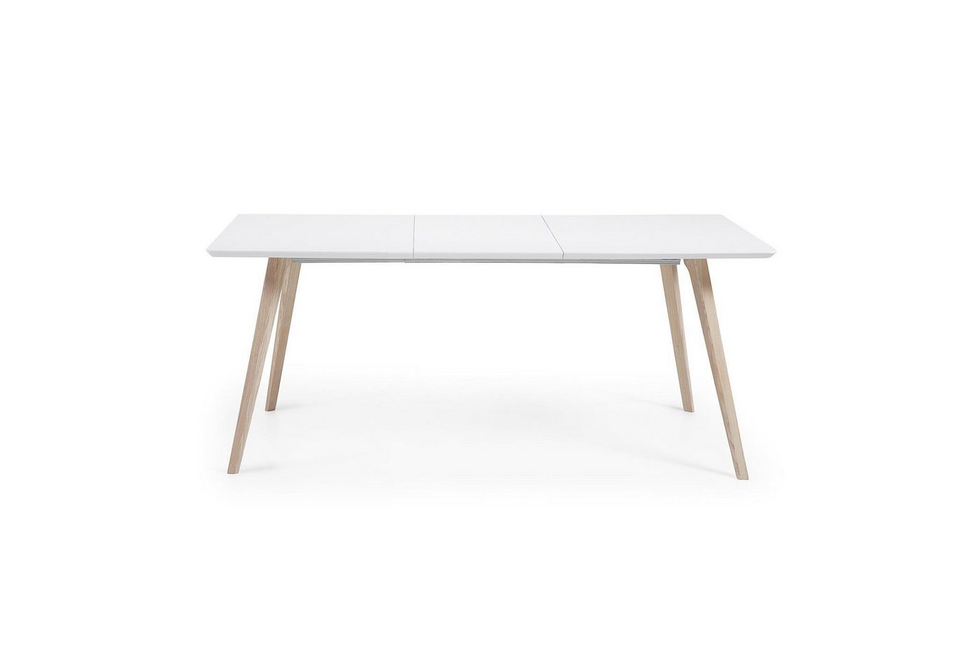 Natur24 Esstisch Eunice Ausziehtisch 90 x 140 x 75 cm MDF Eschenholz Natur Weiß Natur24 Esstisch Eunice Ausziehtisch 90 x 140 x 75 cm MDF Eschenholz Natur Weiß von Natur24