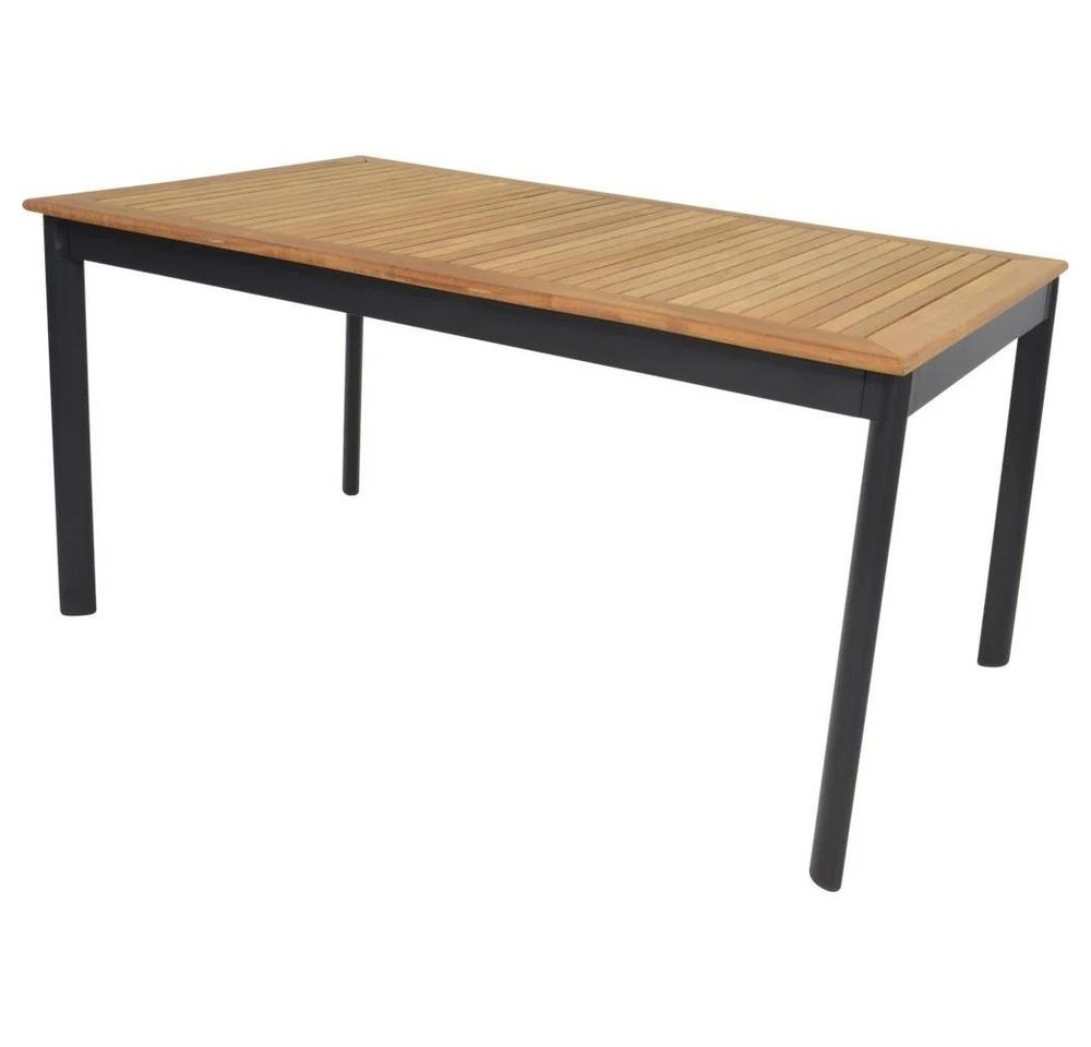 Natur24 Gartentisch Monza Tisch Teak Aluminium Natur Anthrazit 150 x 90 x 75,5 cm Natur24 Gartentisch Monza Tisch Teak Aluminium Natur Anthrazit 150 x 90 x 75,5 cm von Natur24