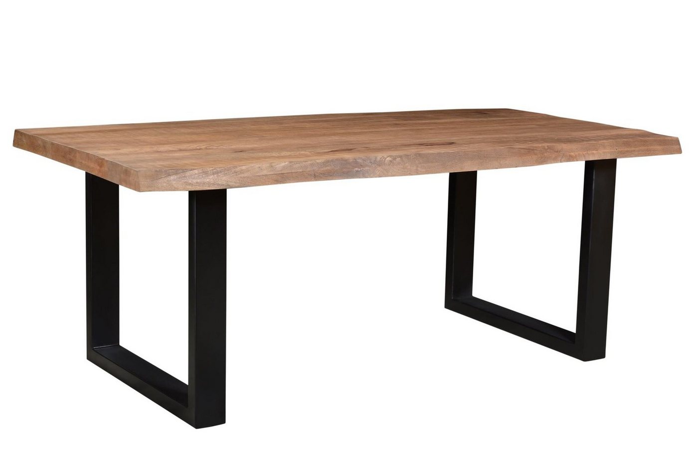 Natur24 Esstisch Sturdy Tisch 180x90x76 cm Mangoholz Stahl Natur Schwarz Natur24 Esstisch Sturdy Tisch 180x90x76 cm Mangoholz Stahl Natur Schwarz von Natur24