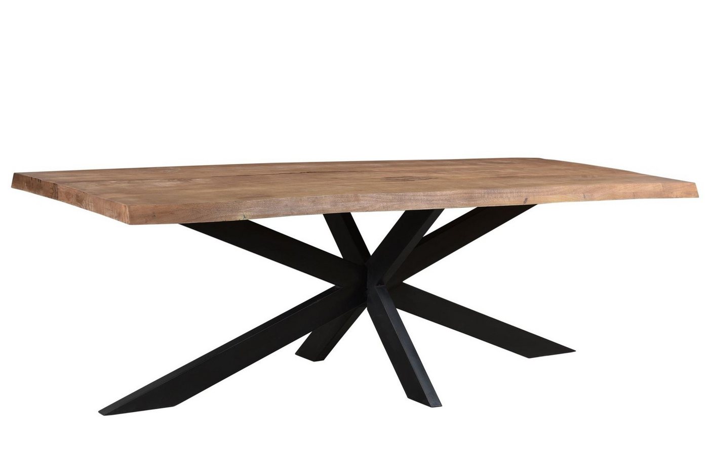Natur24 Esstisch Sturdy Tree Tisch 220x100x76 cm Mangoholz Stahl Natur Schwarz Natur24 Esstisch Sturdy Tree Tisch 220x100x76 cm Mangoholz Stahl Natur Schwarz von Natur24