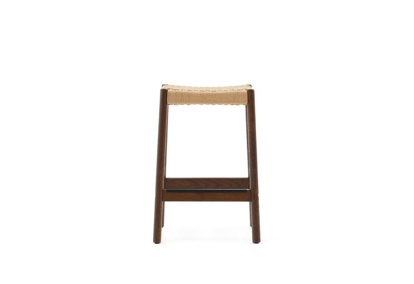 Natur24 Esszimmerstuhl 2-er Set Hocker Yalia 45 x 66 x 45 cm Eiche Nussbaumfinish Papierseil Natur24 Esszimmerstuhl 2-er Set Hocker Yalia 45 x 66 x 45 cm Eiche Nussbaumfinish Papierseil von Natur24