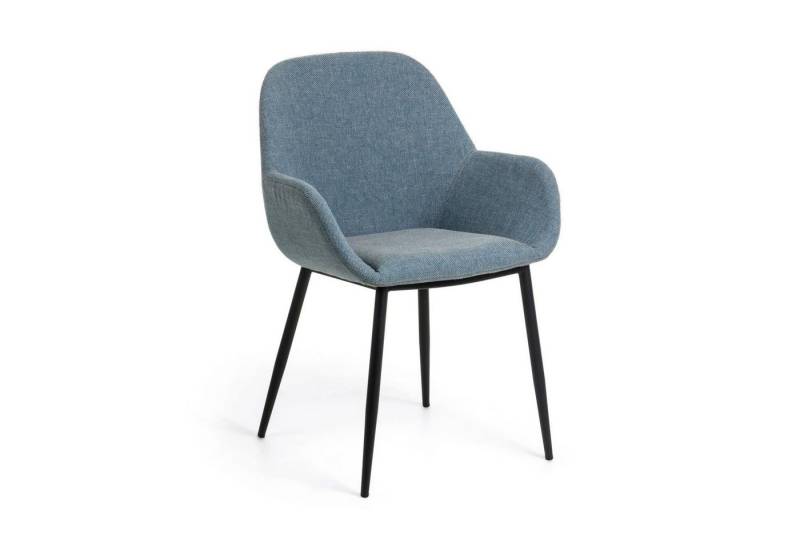 Natur24 Esszimmerstuhl 4er Set Stühle Konna hellblau 59x83x55cm stuhl Küchenstuhl von Natur24