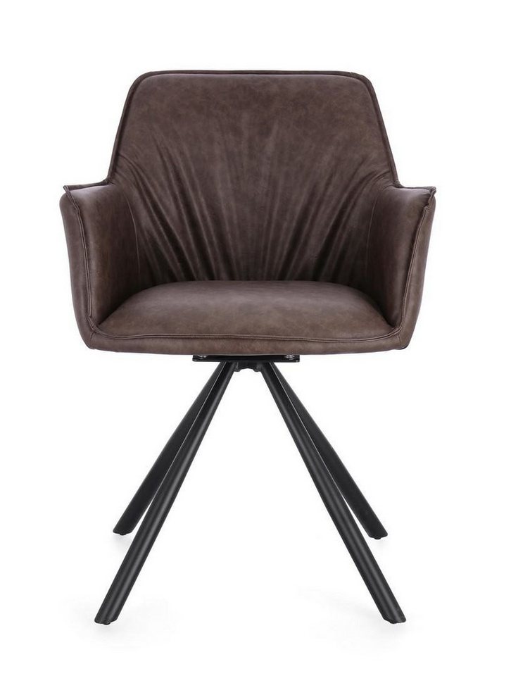 Natur24 Esszimmerstuhl Breval 2er Set Drehstuhl Sperrholz Edelstahl Polyurethan Dunkelbraun Natur24 Esszimmerstuhl Breval 2er Set Drehstuhl Sperrholz Edelstahl Polyurethan Dunkelbraun von Natur24