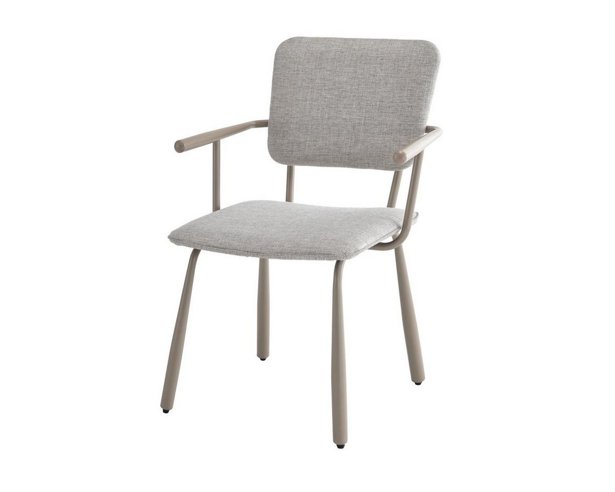 Natur24 Esszimmerstuhl Brix 2er Set Stühle 51,5x86x56,5 cm Stahl Stoff Grau Natur24 Esszimmerstuhl Brix 2er Set Stühle 51,5x86x56,5 cm Stahl Stoff Grau von Natur24