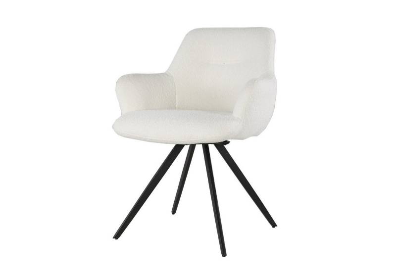 Natur24 Esszimmerstuhl Doreen 2er Set Stühle 61x83x65 cm Stoff Stahl Weiß Natur24 Esszimmerstuhl Doreen 2er Set Stühle 61x83x65 cm Stoff Stahl Weiß von Natur24