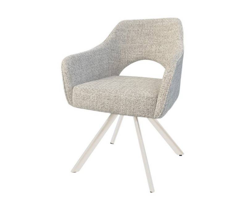 Natur24 Esszimmerstuhl Helen 2er Set Stühle 62x85x62 cm Stahl Stoff Beige Natur24 Esszimmerstuhl Helen 2er Set Stühle 62x85x62 cm Stahl Stoff Beige von Natur24