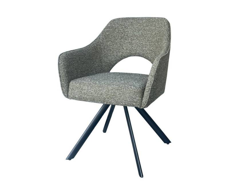 Natur24 Esszimmerstuhl Helen 2er Set Stühle 62x85x62 cm Stahl Stoff Grau Natur24 Esszimmerstuhl Helen 2er Set Stühle 62x85x62 cm Stahl Stoff Grau von Natur24