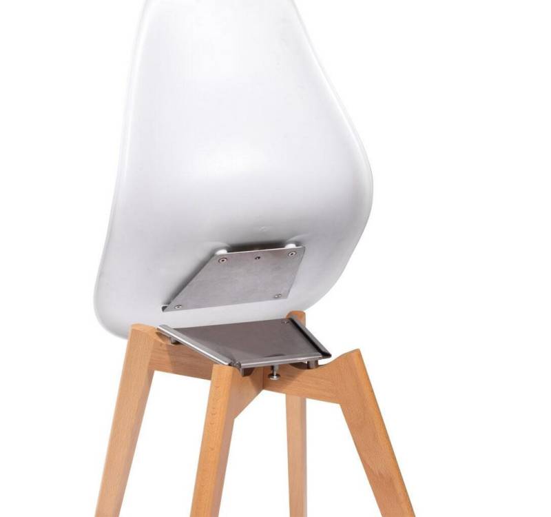 Natur24 Esszimmerstuhl Keeve 4er Set Stapelstuhl 53 x 47 x 83 cm Birke Polypropylen von Natur24