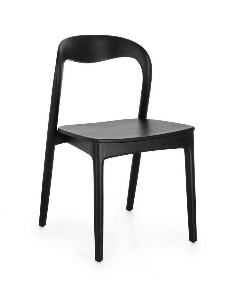 Natur24 Esszimmerstuhl Miley 2er Set Stühle 47 x 53 x 82 cm Teak Schwarz Natur24 Esszimmerstuhl Miley 2er Set Stühle 47 x 53 x 82 cm Teak Schwarz von Natur24