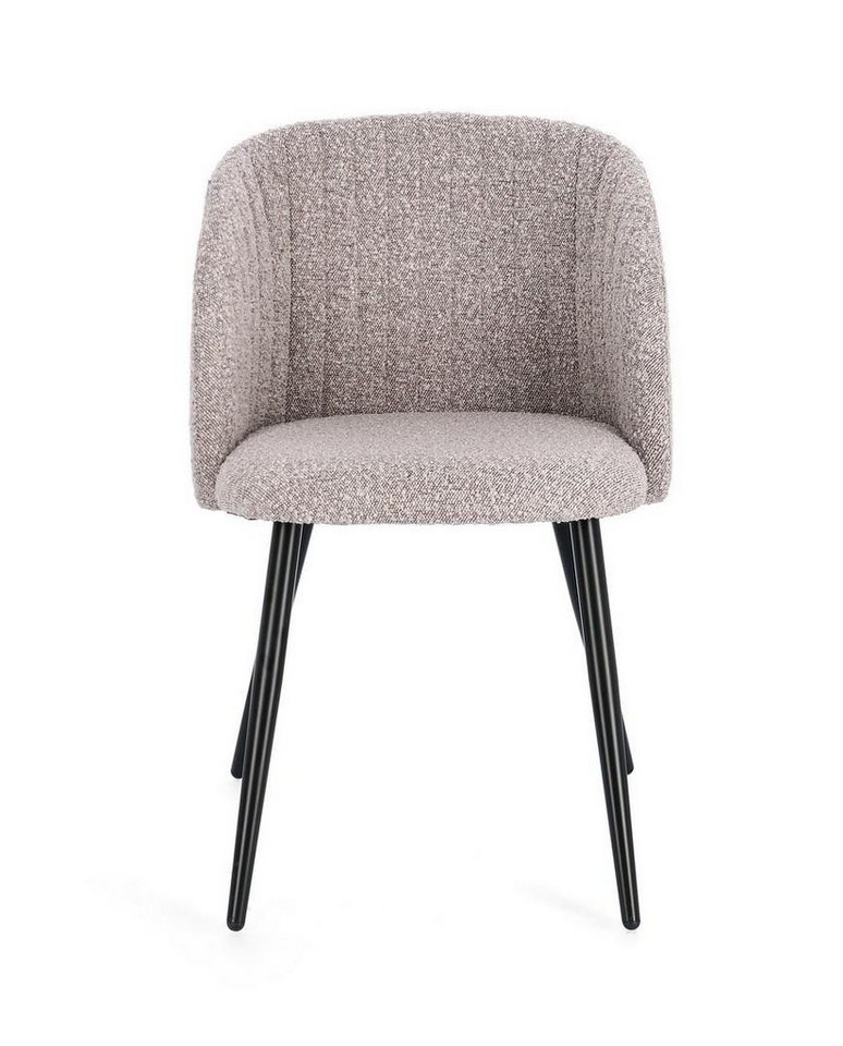 Natur24 Esszimmerstuhl Queen 2er Set Stuhl 57 x 81.5 x 53 cm Sperrholz Stahl Polyester Grau Natur24 Esszimmerstuhl Queen 2er Set Stuhl 57 x 81.5 x 53 cm Sperrholz Stahl Polyester Grau von Natur24