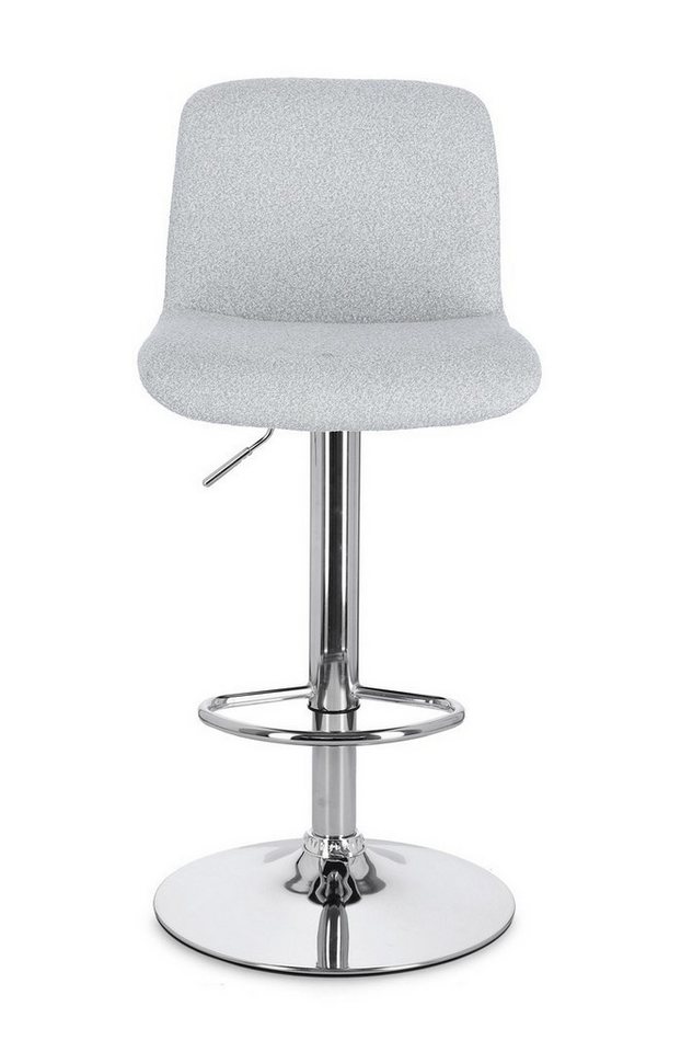 Natur24 Esszimmerstuhl Rafael 2er Set Barhocker 46 x 86/107 x 41 cm Stahl Polyester Grau Natur24 Esszimmerstuhl Rafael 2er Set Barhocker 46 x 86/107 x 41 cm Stahl Polyester Grau von Natur24