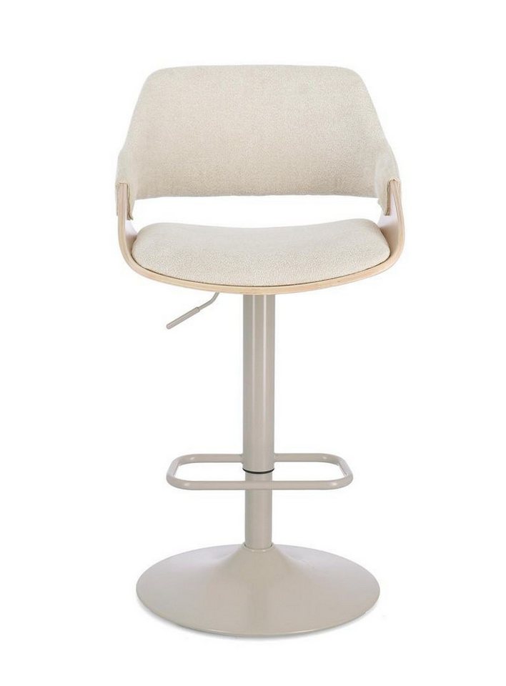 Natur24 Esszimmerstuhl Ronxanne Barhocker 50.5 x 90.5 x 50.5 cm Stahl Sperrholz Polyester Natur24 Esszimmerstuhl Ronxanne Barhocker 50.5 x 90.5 x 50.5 cm Stahl Sperrholz Polyester von Natur24