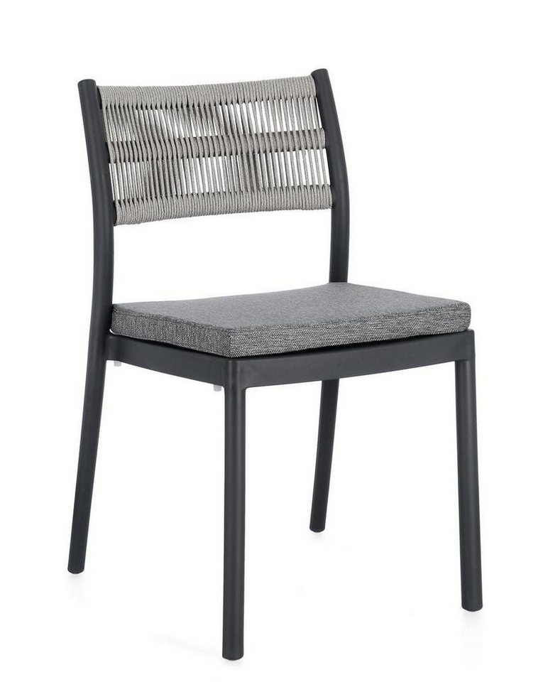 Natur24 Gartenstuhl Alvin 4er Set Stühle 52,5 x 49,5 x 82 cm Polypropylen Polyester Natur24 Gartenstuhl Alvin 4er Set Stühle 52,5 x 49,5 x 82 cm Polypropylen Polyester von Natur24
