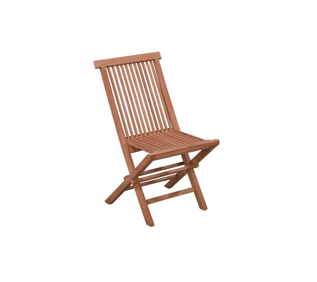 Natur24 Gartenstuhl Folding 2er Set Stühle 45x75x45 cm Teak Natur Natur24 Gartenstuhl Folding 2er Set Stühle 45x75x45 cm Teak Natur von Natur24