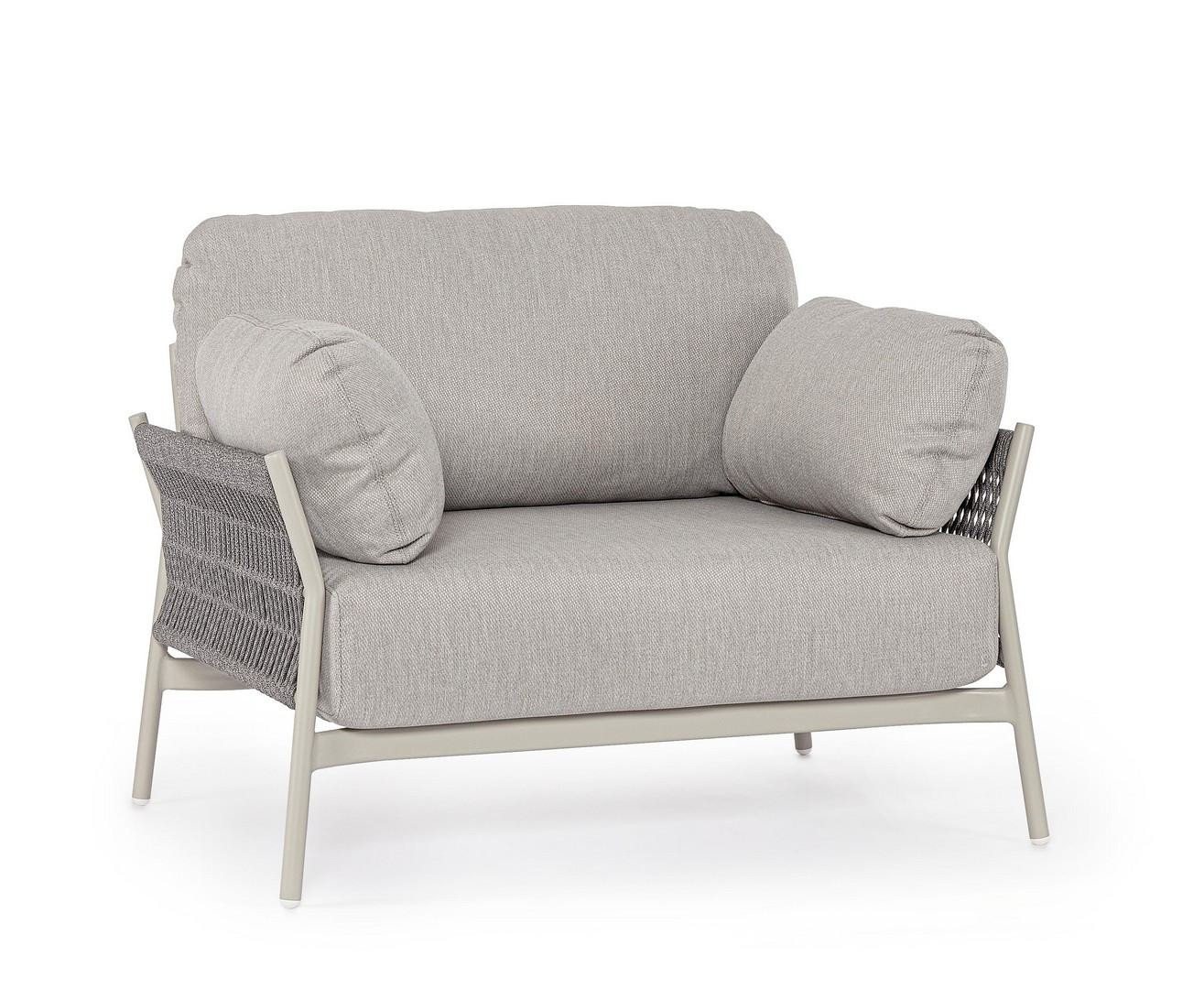 Natur24 Gartenstuhl Paradis Sessel 80 x 77 x 99 cm Aluminium Olefin Grau Natur24 Gartenstuhl Paradis Sessel 80 x 77 x 99 cm Aluminium Olefin Grau von Natur24