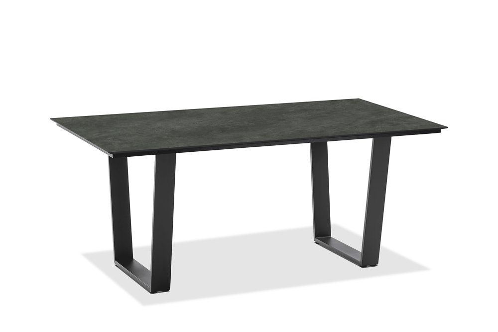 Natur24 Gartentisch Gartentisch Noha 180x95 Tischplatte HPL Graphit Trapezkufe Anthrazit Natur24 Gartentisch Gartentisch Noha 180x95 Tischplatte HPL Graphit Trapezkufe Anthrazit von Natur24