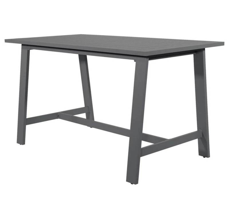 Natur24 Gartentisch Malibu Bartisch Aluminium Anthrazit 180 x 94 x 101 cm von Natur24