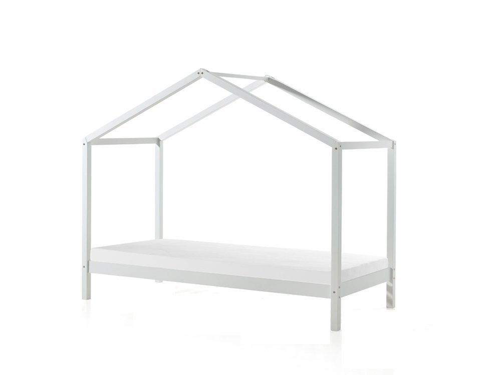 Natur24 Hausbett Bett Hausbett Dallas Three 90x200cm Weiß von Natur24