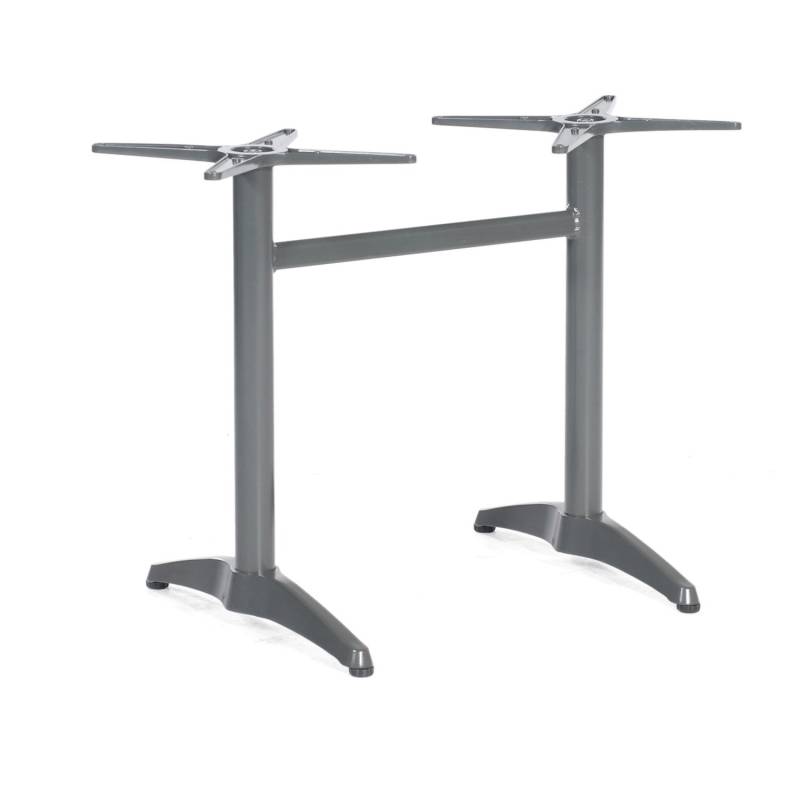 Natur24 Korsika-Twin Tischgestell Aluminium Eisengrau Natur24 Korsika-Twin Tischgestell Aluminium Eisengrau von Natur24