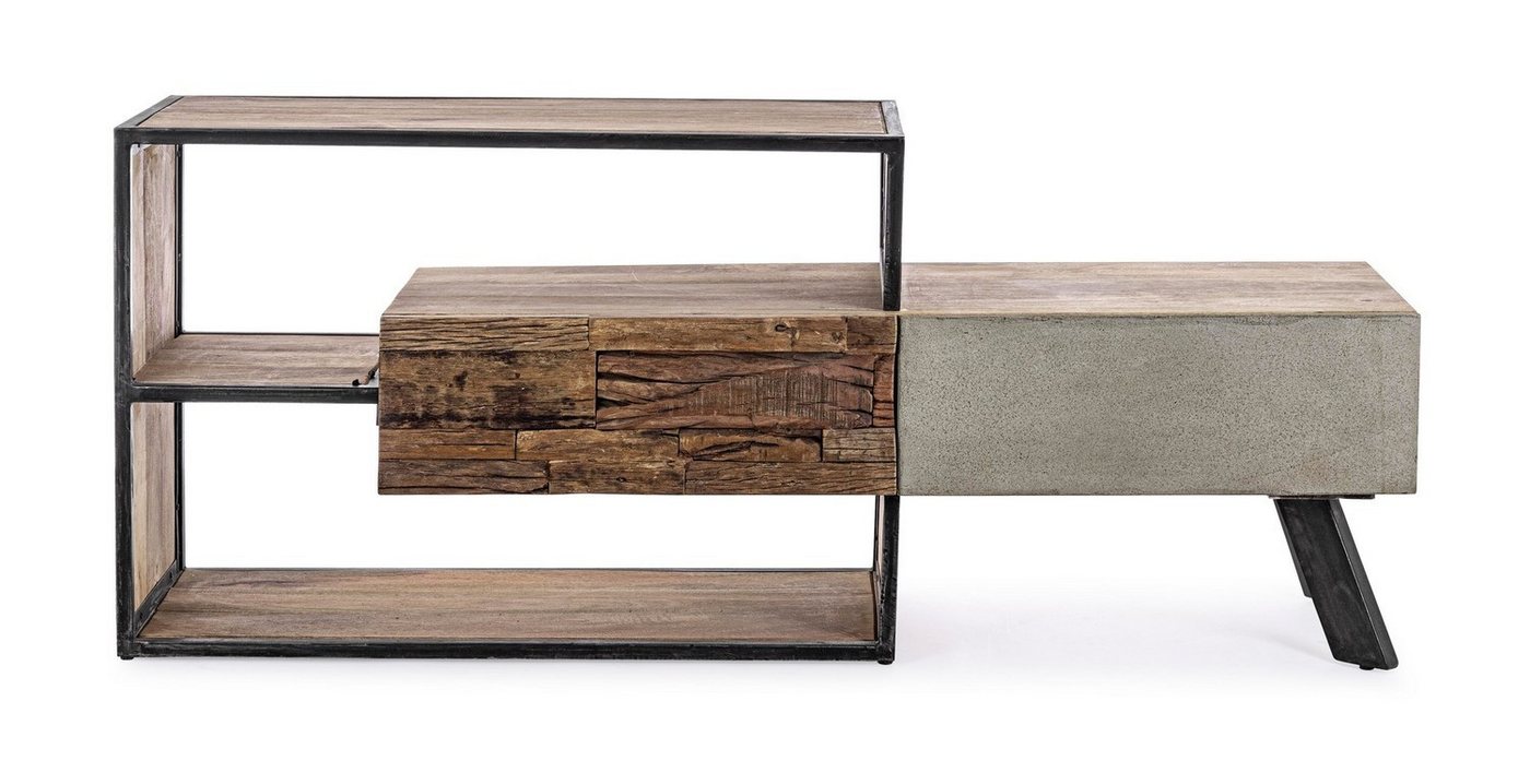 Natur24 Lowboard TV-Board Manchester 145 x 40 x 60 cm Mangoholz und Stahl Lowoard Natur24 Lowboard TV-Board Manchester 145 x 40 x 60 cm Mangoholz und Stahl Lowoard von Natur24