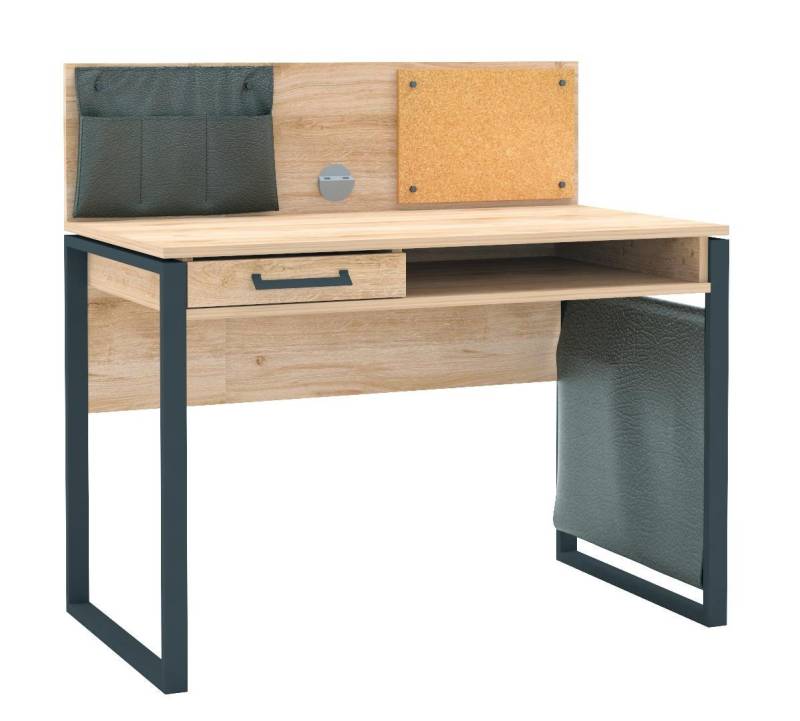 Natur24 Schreibtisch Schreibtisch in Anthrazit von Natur24