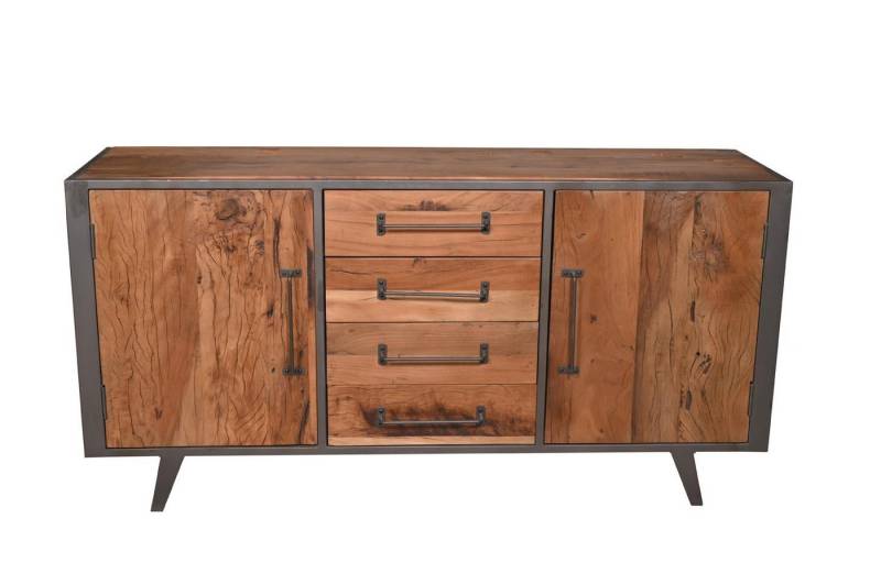Natur24 Sideboard Altholz Sideboard Metall 160x80x45 cm Natur24 Sideboard Altholz Sideboard Metall 160x80x45 cm von Natur24