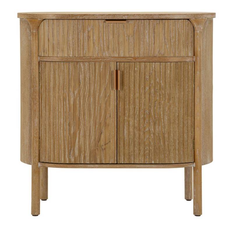 Natur24 Sideboard Kommode 80.5 x 82 x 46 cm Braun Tanne MDF Metall Natur24 Sideboard Kommode 80.5 x 82 x 46 cm Braun Tanne MDF Metall von Natur24