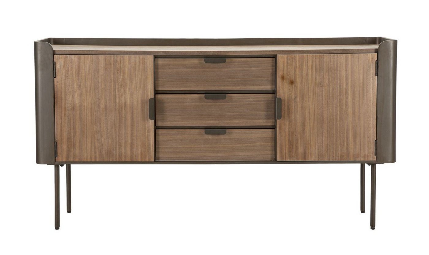 Natur24 Sideboard Toronto Sideboard 145 x 76 x 47 cm Metall Tanne Braun Natur24 Sideboard Toronto Sideboard 145 x 76 x 47 cm Metall Tanne Braun von Natur24