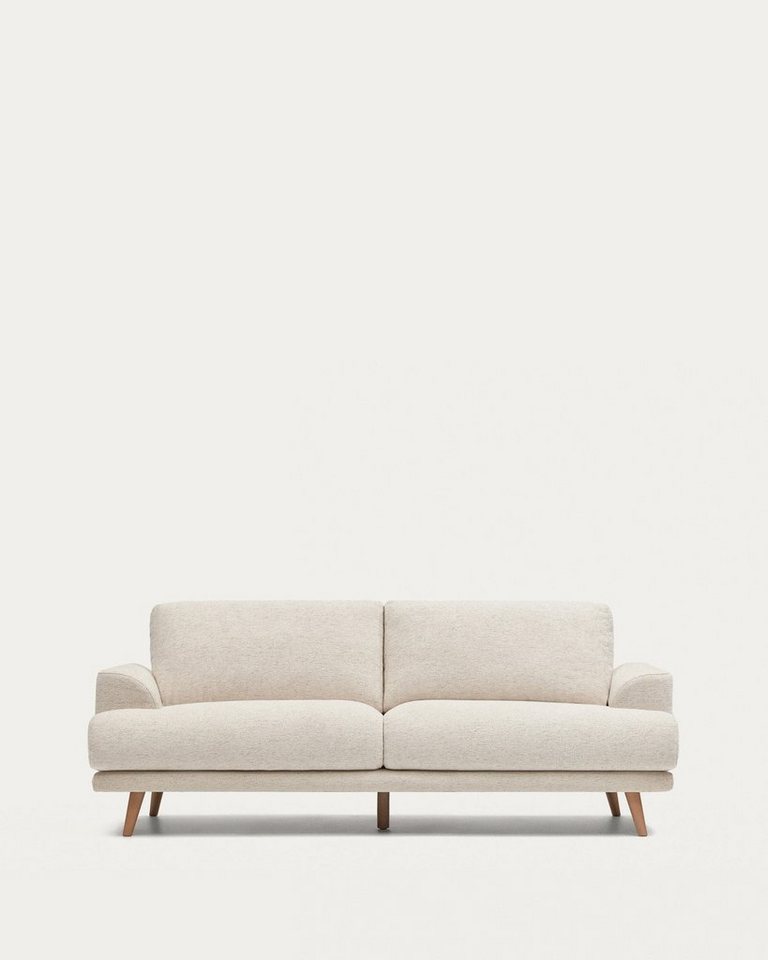 Natur24 Sofa 2-Sitzer-Sofa Karin 211 x 92 x 97 cm weiß Sitzgarnitur Couch Neu Neu von Natur24