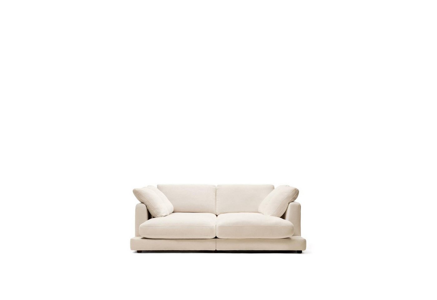 Natur24 Sofa 3-Sitzer Sofa Gala 210 x 193 x 87 cm Beige von Natur24