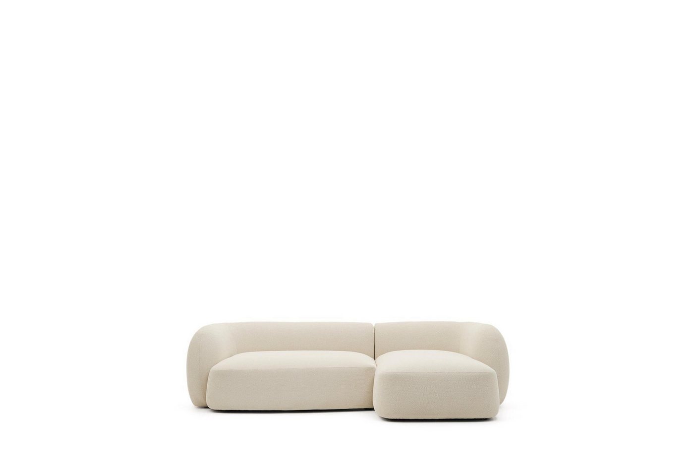 Natur24 Sofa 3-Sitzer-Sofa Martina 179 x 287 x 76 cm Bouclé Écru Lounge rechts von Natur24
