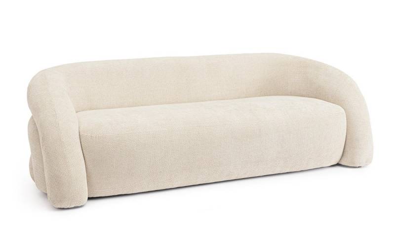 Natur24 Sofa Clemence Sofa 200 x 89 x 61 cm Sperrholz Polyester Polyurethanschaum von Natur24