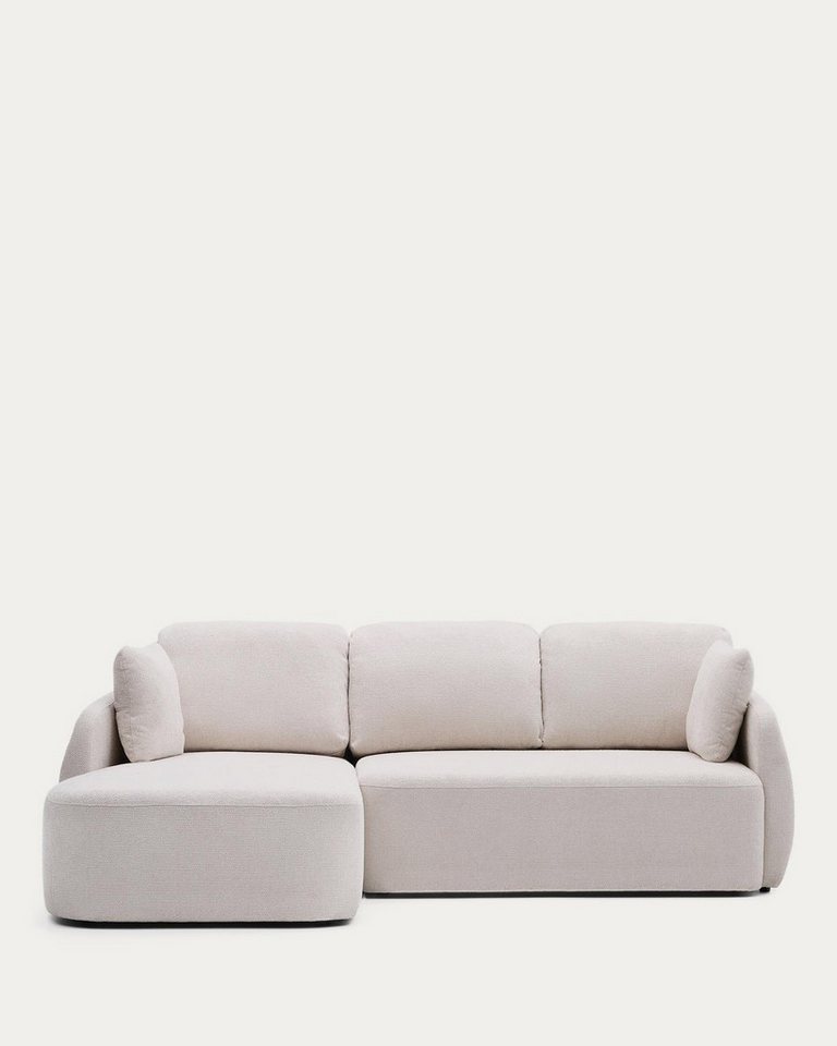 Natur24 Sofa Laira 3-Sitzer Schlafsofa 170 x 246 x 88 cm Spanplatte Metall Chenille von Natur24