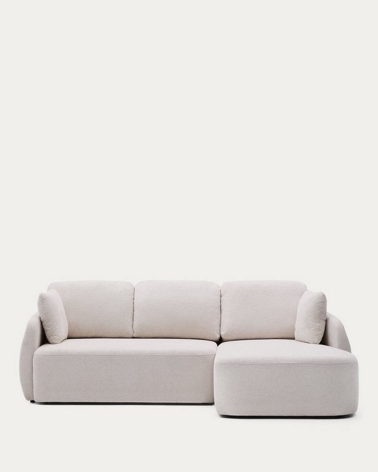 Natur24 Sofa Laira 3-Sitzer Schlafsofa 170 x 246 x 88 cm Spanplatte Metall Chenille von Natur24