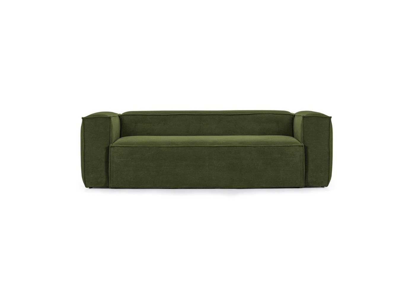 Natur24 Sofa Sofa Blok 2-Sitzer grün 210cm Couch Sitzgelegenheit von Natur24