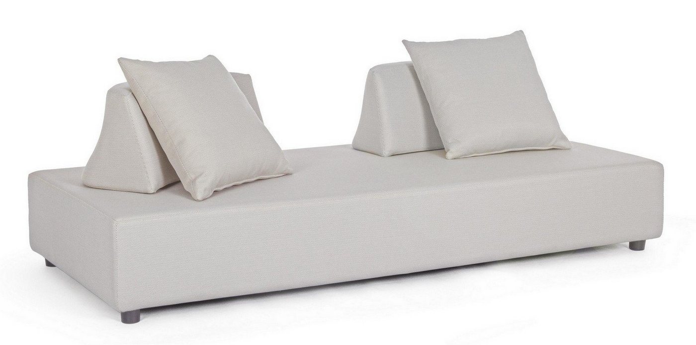 Natur24 Sofa Sofa Piper 200x90x32cm Aluminium Sofa Couch Polster Natur24 Sofa Sofa Piper 200x90x32cm Aluminium Sofa Couch Polster von Natur24