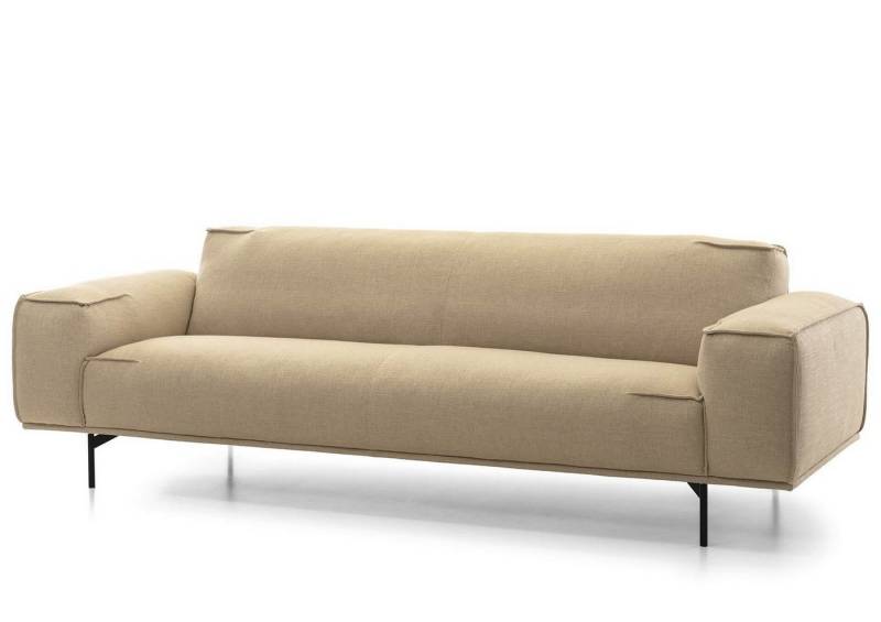 Natur24 Sofa Walker Sofa 3-Sitzer 232x95 cm Leinen-Optik Beige Natur24 Sofa Walker Sofa 3-Sitzer 232x95 cm Leinen-Optik Beige von Natur24
