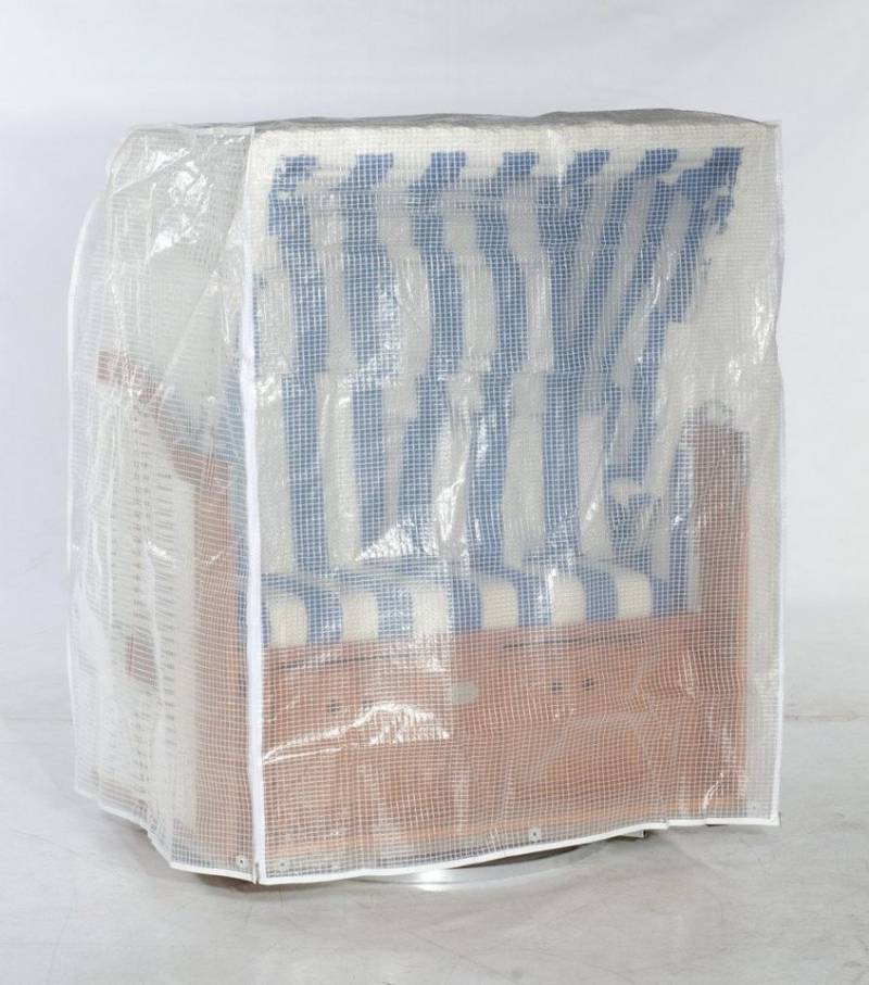 Natur24 Strandkorb Schutzhülle XXL für Strandkorb 150x110x156 cm Transparent, 71171472 von Natur24