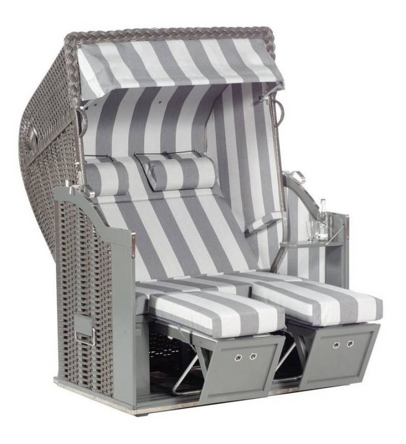 Natur24 Strandkorb Strandkorb Classic Halbliegemodell 2-Sitzer Anthrazit Gestreift, BxTxH: 130x90x160 cm, 71172593 Natur24 Strandkorb Strandkorb Classic Halbliegemodell 2-Sitzer Anthrazit Gestreift, BxTxH: 130x90x160 cm, 71172593 von Natur24