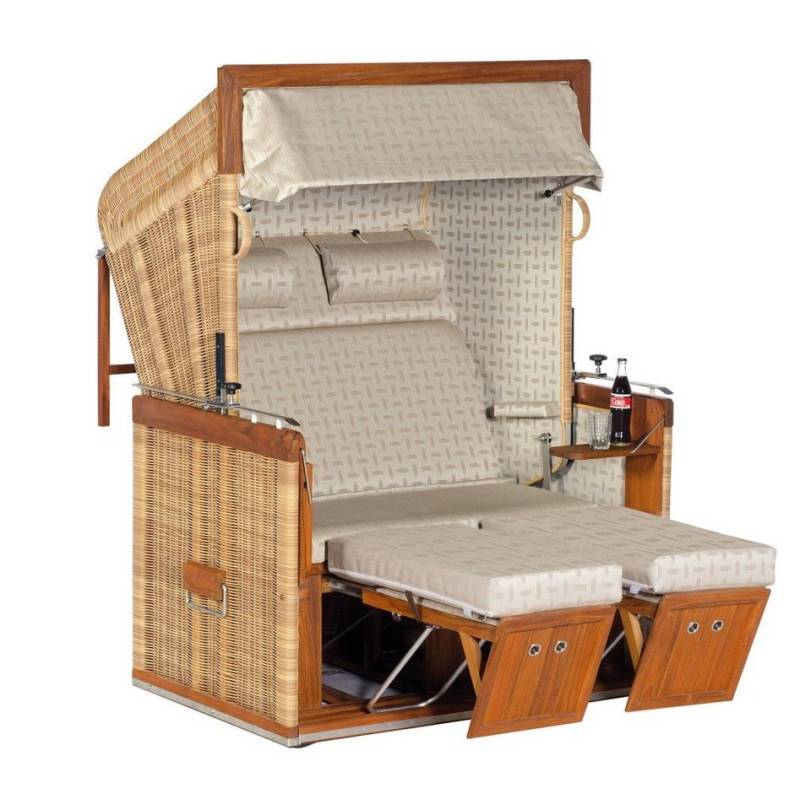 Natur24 Strandkorb Strandkorb Präsident Liegemodell 2-Sitzer Rattanoptik, BxTxH: 130x90x160 cm, 71172852 Natur24 Strandkorb Strandkorb Präsident Liegemodell 2-Sitzer Rattanoptik, BxTxH: 130x90x160 cm, 71172852 von Natur24