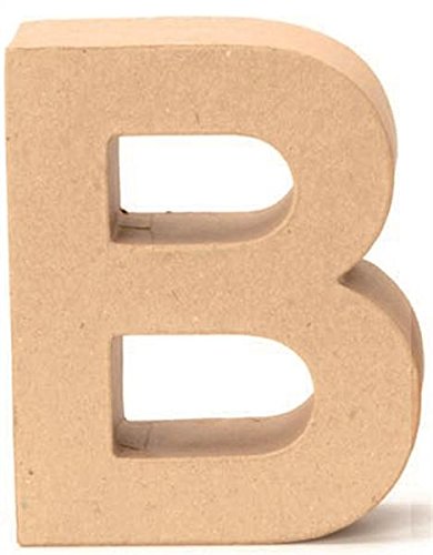 Papp-Buchstabe B 17,5x5,5cm Pappartikel Pappart Bemalen Basteln Dekorieren Braun Pappmaché Papp-Buchstabe B 17,5x5,5cm Pappartikel Pappart Bemalen Basteln Dekorieren Braun Pappmaché von NaturGut