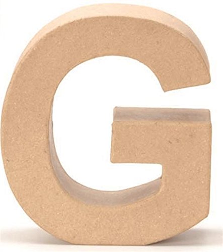 Papp-Buchstabe G 17,5x5,5cm Pappartikel Pappart Bemalen Basteln Dekorieren Braun Pappmaché Papp-Buchstabe G 17,5x5,5cm Pappartikel Pappart Bemalen Basteln Dekorieren Braun Pappmaché von NaturGut