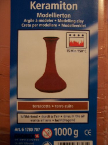 Ton Modellierton terracotta 1kg Ton Modellierton terracotta 1kg von NaturGut