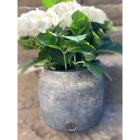 Großer Blumentopf Ancient Clay 24 X 26 cm - Stilvoll Rustikal- Antikes Design- Industriell Zeitlos Besonders Dekoration Geschenk von NaturPurKranz