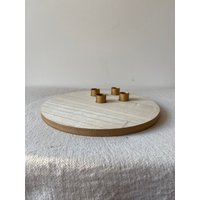 Holz-Kerzentablett | Adventskranz Advent Weihnachten Winter Kerzen Holz Kerzenhalter von NaturThiem